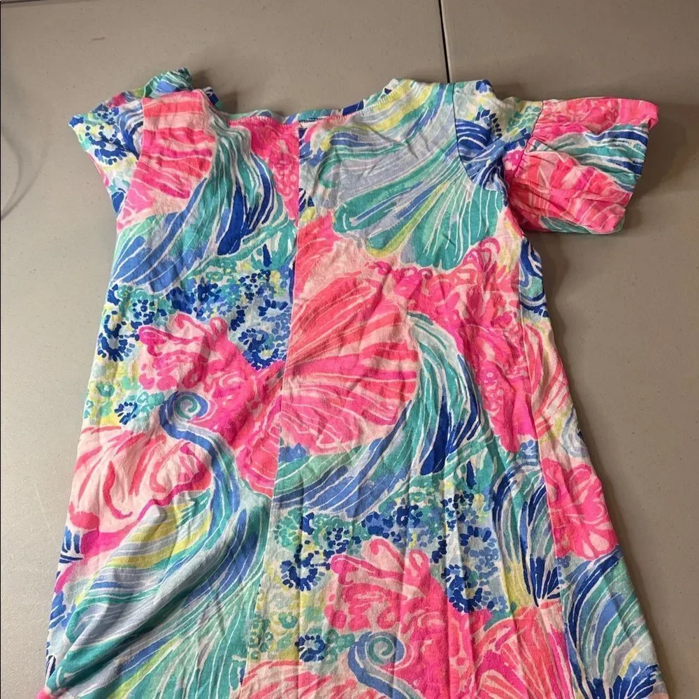 Lilly Pulitzer Colorful Abstract Print Dress M(6-7)